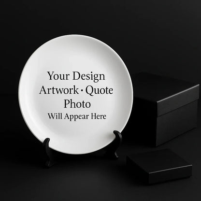 Melamine decor Plate with customize design for your friends