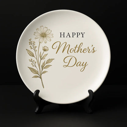 Melamine decor Plate with customize design for your friends